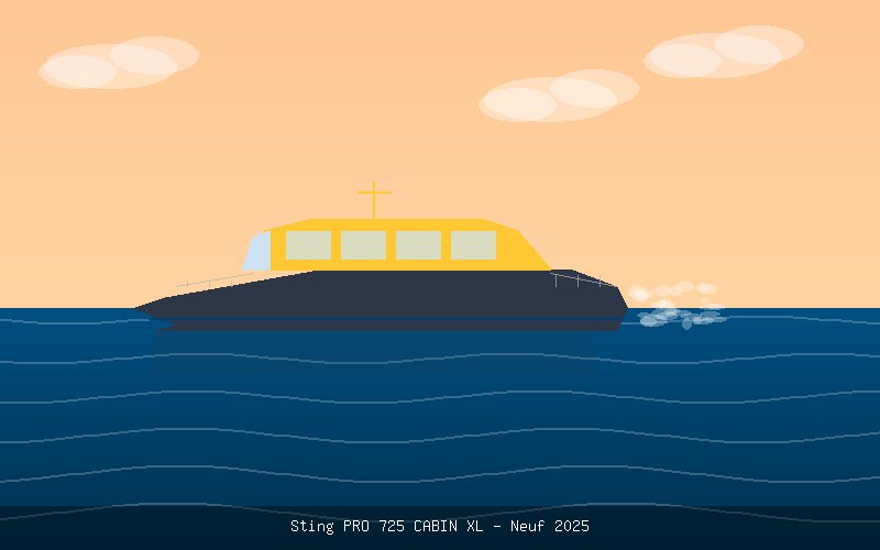 Sting PRO 725 CABIN XL - Neuf 2025